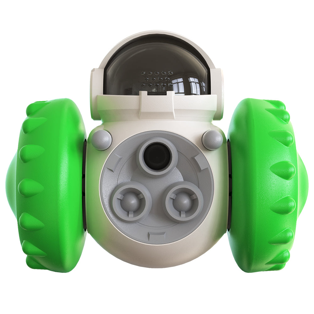 LSC-01 Food Dispensing Cat Chew Toy Interactive Tumbler Dogs Moving Toys Funny Exercise Kitten Teaser Toys for Indoor Pets (with FDA, BPA-Free) - Green LSC-01 Food Dispensing Cat Chew Toy Interactive Tumbler Dogs Moving Toys Funny Exercise Kitten Teaser Toys for Indoor Pets (with FDA, BPA-Free) - Green